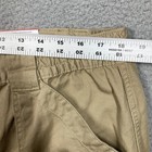 St Johns Bay Cargo Hiking Shorts Mens 40 Khaki 7 Inch Inseam Elastic Waist New