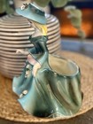 Vintage 1957 Geo Z Lefton 50482 Japan Porcelain Victorian Lady Planter Vase