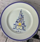Disneyland Plates Jerrod Maruyama Set Of 4 Ceramic 6 8    Disney Parks  656 