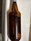 Vintage 1990   s Budweiser Anheuser-busch 40 Oz Amber Glass Beer Bottle Hip-hop