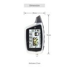 Easyguard 2 Way Motorcycle Alarm System Lcd Pager Shock Sensor Anti Theft Alarm 