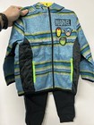 3 Piece Set  Marvel Boys Size 5 Hoodie Jacket T-shirt   Joggers  Hulk Iron Man