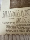 Family Dog Fd 134 Avalon Poster Sir Douglas Quintet  2 Notes From The Underg