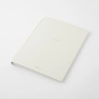 Midori Soft Color Ring Notebook - A5 - Dot Grid - White