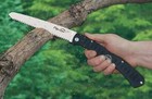 New Outdoor Edge Flip N  Saw 7  Folding Saw Rubber Coated Aluminum Handle Fw-70