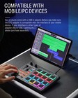 Donner Midi Pad Beat Maker Machine 16 Beat Pads  2 Assignable Fader   Knobs