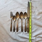 Lot Of 6 Antique Vtg Collectible  Community Silver Plated Silverware Assortment