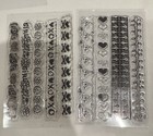 Mixed Lot Of  17 Clear Acrylic    Stamps     Mixed Brand