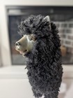 Grandin Road Large 20    Hand Painted Wooly Love Your Llama Black Figure
