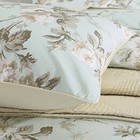  French Country Garden Toile Floral Printed Duvet Quilt 3pc-twin Medium Blue