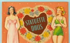 Vintage Original 1946 Whitman Statuette Dolls Paper Dolls  1171 Uncut