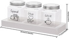 Spend Save Give Piggy Bank For Kids  Money Coin Savings Piggy Bank Jar Box