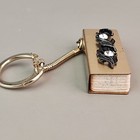 Vintage Mini Address Book Keychain Gold Tone Product Usa 1 75 