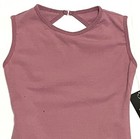 Theatricals Dancewear Leotard Bodysuit Bra Open Back Th5558 Mauve New Nwt  Women