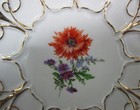 Antique Hand-painted 19th C  Signed Meissen 10 5  Gilt Display Plate  C  1880s