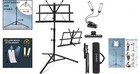 Reinforced Folding Music Stand With Stand Light   Desktop Music Holder - 2-in-1
