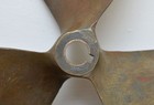 Used Boat 15 X 12 Lh Left Hand  Prop Propeller Brass   Bronze - Free Delivery