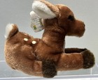 Vintage Dakin Spotted Deer Fawn Plush Nutshell Bean Bag Fara Fawn W Tags 1983 6   
