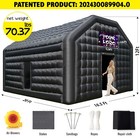Large Black Inflatable Night Club 20x16 5x12ft Inflatable Party Tent   Logo Area