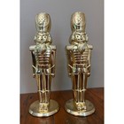  2  Vintage Godinger Silver Nutcrackers 1994 - 8    Tall