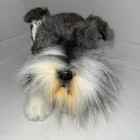 Yomiko Classics Minature Schnauzer Dog Plush Stuffed Animal Russ Berrie Lifelike
