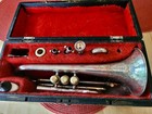 F  Besson Brevette Cornet London Circa 1875 rose Gold Engraving