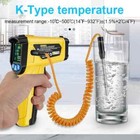 New Infrared Thermometer 400 800  c Industrial High Temperature Meter Non-contact