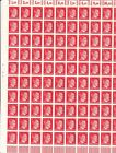 Stamp Germany 12 Pf Adolf Hitler Sheet 1941 Wwii 3rd Reich German Mnh Faults 2