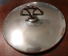 Antique Art Nouveau Wmf Silver Plate Glass Sugar   Butter Dish