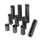 Nylon Hex Column M2 M3 M4 Female Thread Spacer Standoff Screw nut Pillar