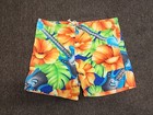 Lot  3  Original Jams Worldwide 1980s Hawaiian Trunks Men s Med Floral Cinch Vtg