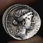 Brutus Denarius 54bc Ancient Roman Republic Silver Coin Libertas Caesar Assassin