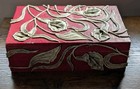 Mcm Vietnam Traditionaldecorativecarvedsoapstonetrinketboxcallaliliesfloralvines
