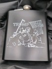 Trump 2024 Engraved 18oz Stainless Steel Flask     Display Collectible