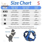 Rabbitgoo Cat Pet Harness Dog Adjustable Escape Proof Reflective Vest Blue S