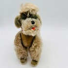 Steiff Snobby Grey Mohair Plush Poodle 8 5  Ear Tag Flag And Paper Tag 4435 22