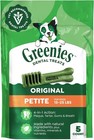 Vet-approved Greenies Dental Dog Treats - Natural  Tartar Control  5 Count Pack