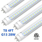 Jesled 4ft Led Tube Lights T8 24w 6000k 4 Foot T10 T12 Fluorescent Bulb For Shop