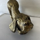 Vintage Brass Playful Cocker Spaniel Dog Figurine 
