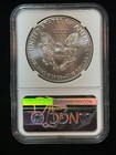 2017 Silver Eagle Dollar Ngc Ms70 Fdoi First Day Of Issue  tough As They Come 