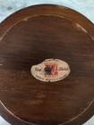 Vintage Mid Century Walnut Ice Bucket Barrel Style