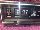 Vintage 1984 General Electric Flip Clock Radio Alarm Clock 7-4305f Nice Cond