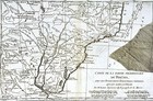1779 Bonne Map - Southeast Brazil Rio De Janeiro Uruguay Paraguay Argentina