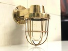 Antique  Swan Original Wall Mount Vintage Old Ship Nautical Sconce Light Fixture