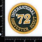 1972 International Harvester Scout Embroidered Patch Green yel gold Iron sew-on