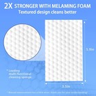 Convex Point Melamine Eraser Sheets  50 Count 50 P