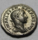 Genuine Ancient Roman Coin Silver Denarius Alexander Severus Providence Modius