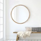 30 Inch Round Wall Mirror For Bathroom  Large Circle Vanity Mirror For Wall 