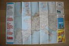 Cross Channel Services Via Calais  1976  Europe Map 