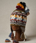 Unique Hat Chullo From Peru With Elegant Beading 